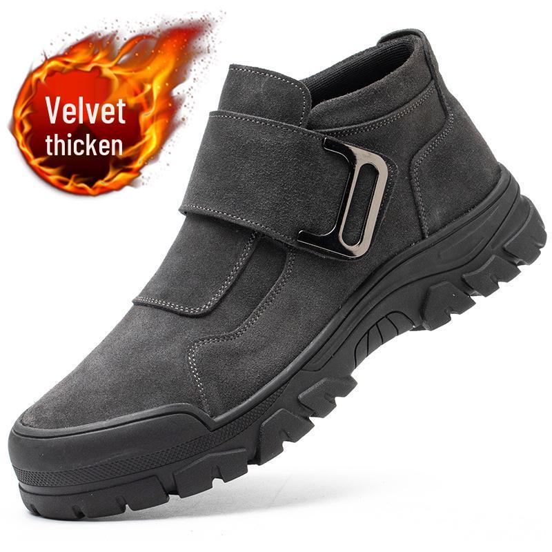 

Men s Lightweight, Fashionable, Safety Work Shoes – Anti-Smash, Anti-Puncture, Anti-Scald, Wear-Resistant, Soft Sole for Construction and Welding.