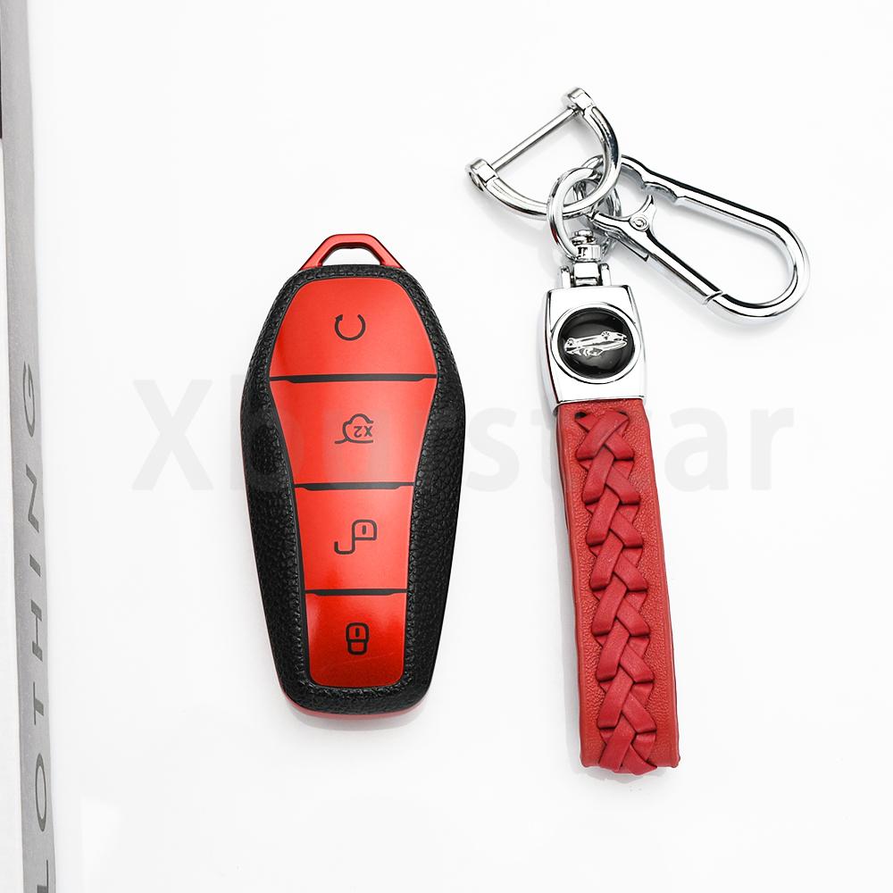 Auto Remote Car Key Case Cover Shell Fob Holder Keyless Protector For Byd Song Plus Tang Dm Qin Seal Dolphin Atto 3 Han Ev