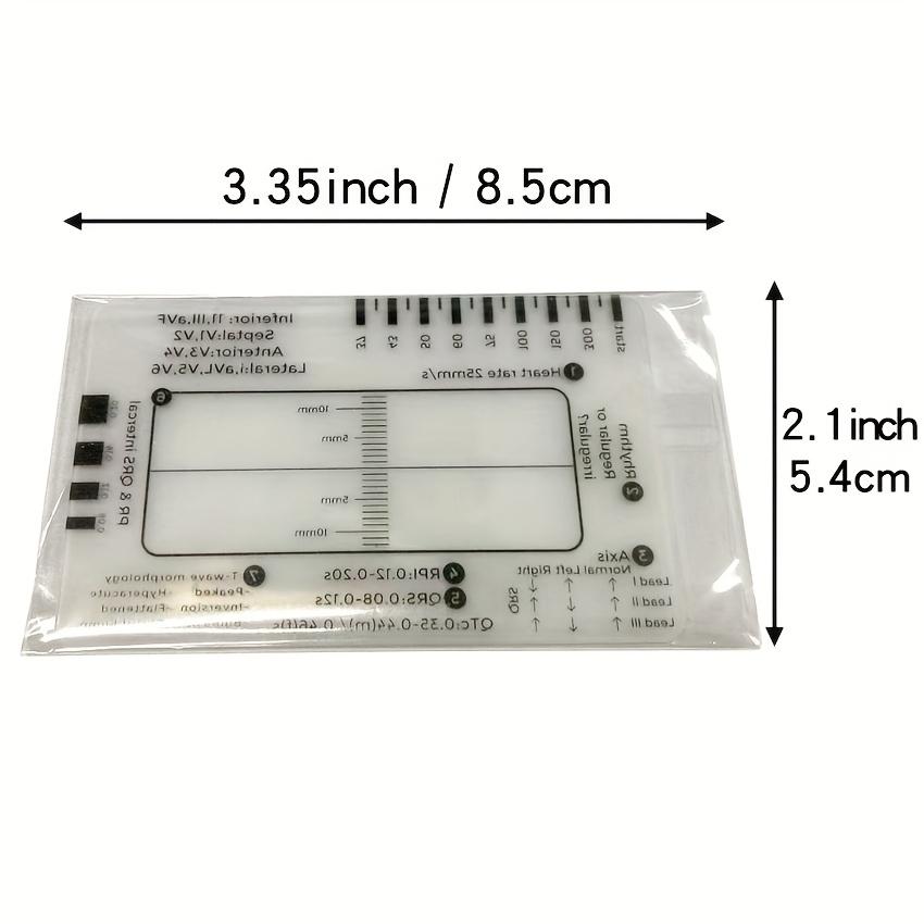 ECG 7 Step Ruler Heartbeat ECG Observation Step Ruler