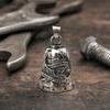 Small Size Motorcycle Guardian Bell Live to Ride Biker Good Luck Charm Evil Spirit Trap Bell  Men