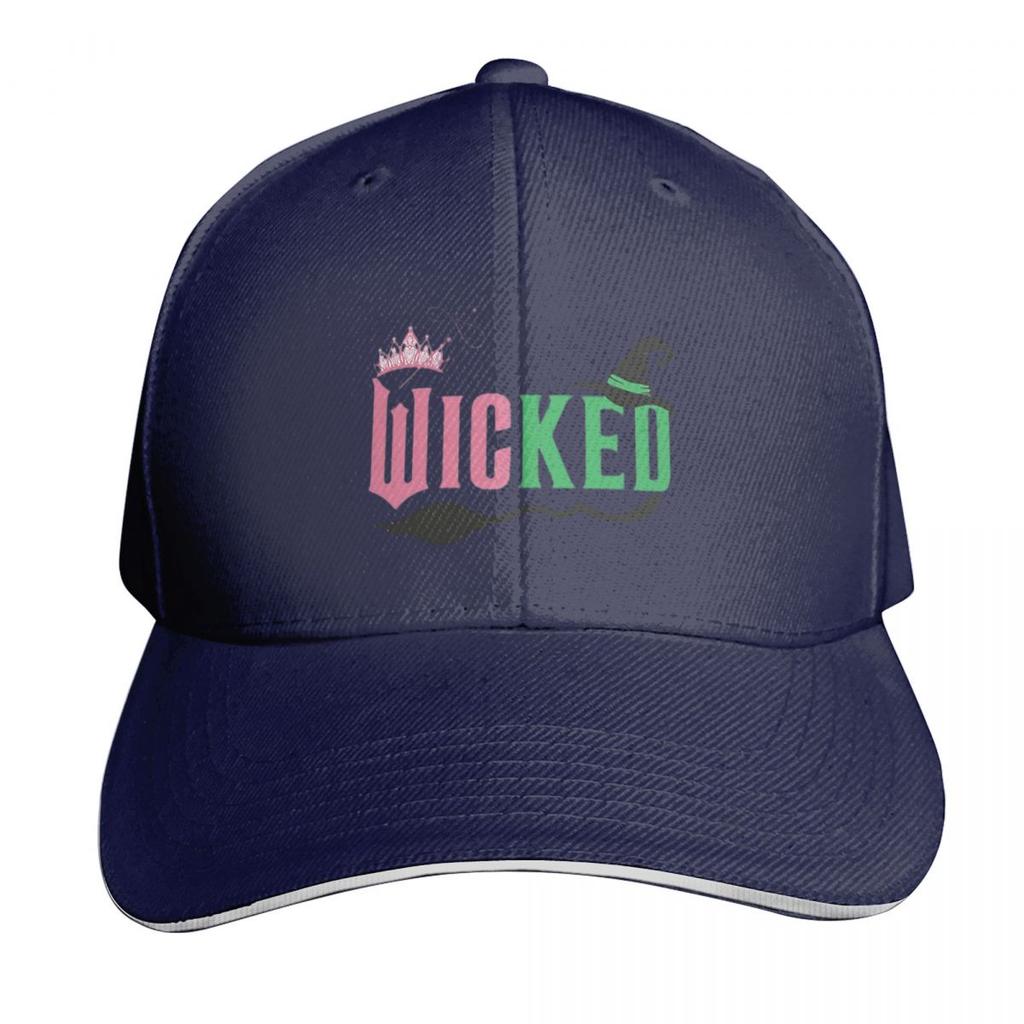 Wicked Movie Glinda And Elphaba Logo Cap Fashion Casual Baseball Caps Adjustable Hat Hip Hop Summer Unisex Baseball Hats
