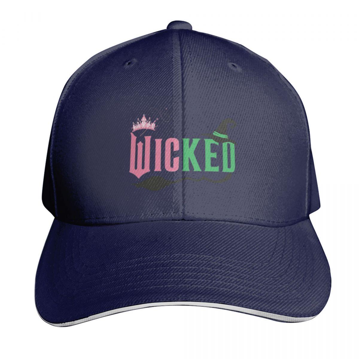 

Wicked Movie Glinda And Elphaba Logo Cap Fashion Casual Baseball Caps Adjustable Hat Hip Hop Summer Unisex Baseball Hats One Size