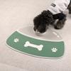 Pet Feeding Mat Dog Dish Mats Cartoon Paw Bone Dog Feeding Mat Non-slip Absorbent Pet Bowl Pad Diatom Mud Pet Placemat Pet Shop