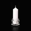White Household & Emergency Candles with Holders