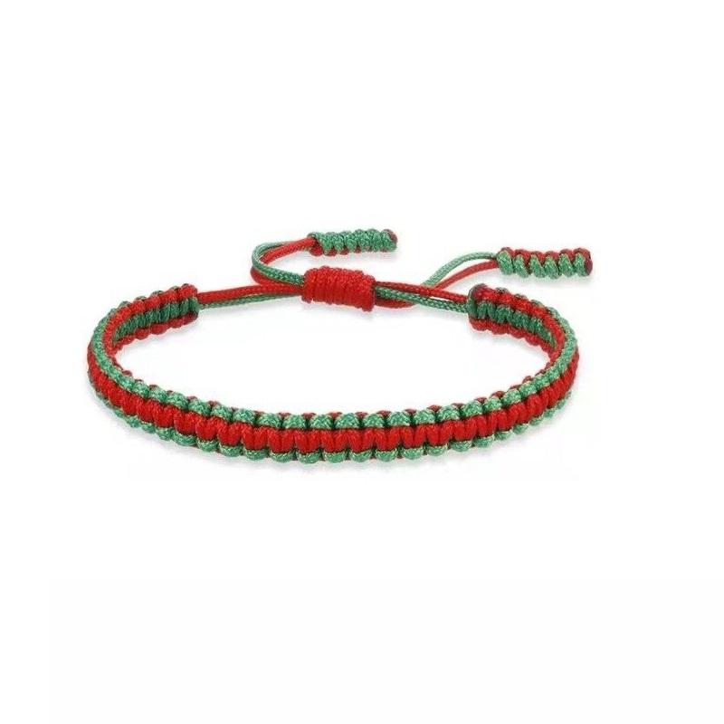 Ethnic Tibetan Buddha Woven Amulet Multicolor Bracelets & Bangles For Women Men Handmade Rope Buddha Charm Bracelet Friend