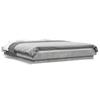 Bed Frame Concrete Grey 160x200 cm Engineered Wood