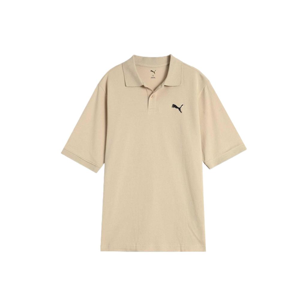 New PUMA ESSPIQUE SS25 Polo Shirt Men's Oat 690242-96