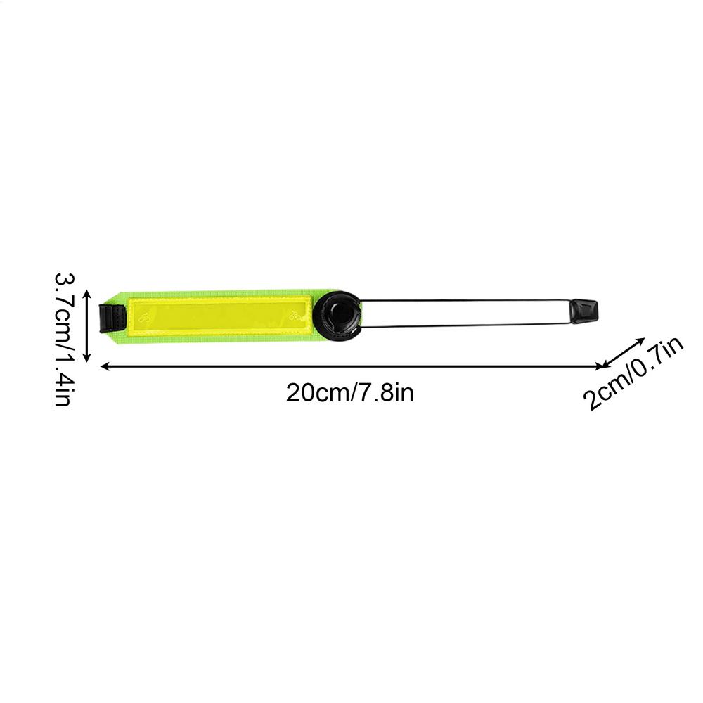 1PC Bike Pants Leg Strap Reflective Bicycle Trousers Band Bike Trousers Strap For Cyclists Bikers Hikers Women Men Daily Commute