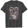 Anime Jojo Bizarre Adventure Steel Ball Run T Shirts Unisexs Women Casual Cotton Short Sleeves Oversized Tshirts Streetwear