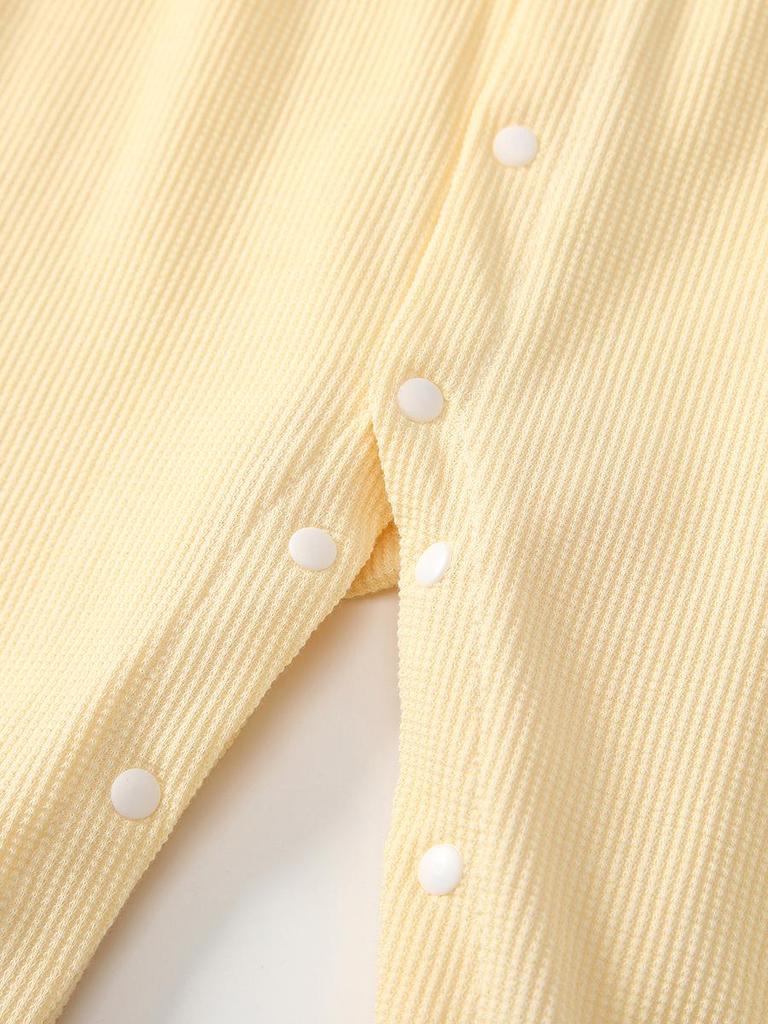 2026 Spring & Autumn Newborn Doll Collar Baby Girl Romper - Super Cute Crawling Outfit