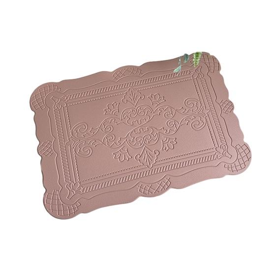 Placemat Waterproof Heat Resistant Dinner Table Mats светло-розовый