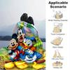 1 pezzo, Coperta Plaid Disney Topolino e Amici Morbida e Accogliente per Arredamento Casa, Copridivano, Uso Esterno, Viaggio