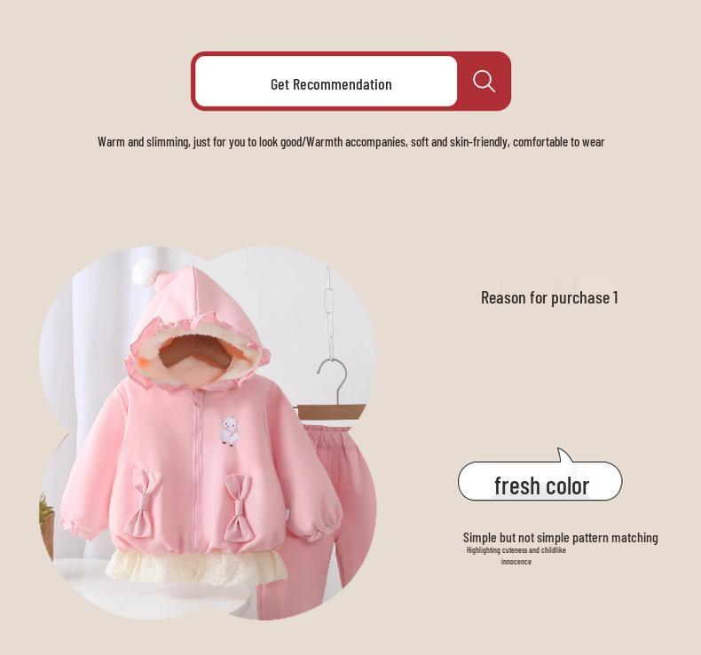 Urocza czapka ze spiczastym czubkiem i zestaw z polaru dla niemowląt i małych dzieci