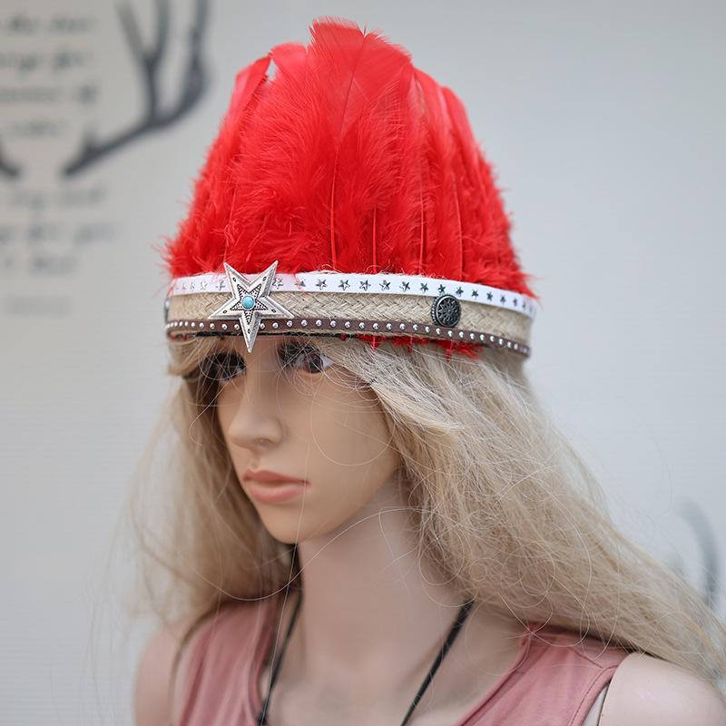 Native American Feather Headdresses: Versatile Styles for Children & Adults, Perfect for Festivals, Performances, and Costumes.