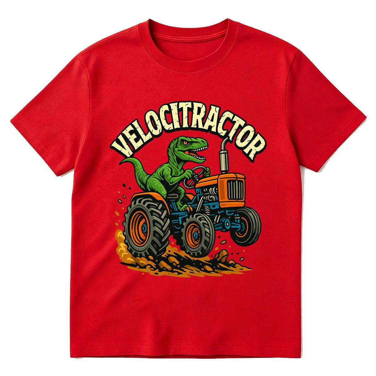 

Funny VelociTractor Graphic Tshirt Unisexs Women Clothing Fashion Vintage Tshirts Cotton Casual Oversized Short Sleeve T Shirts S