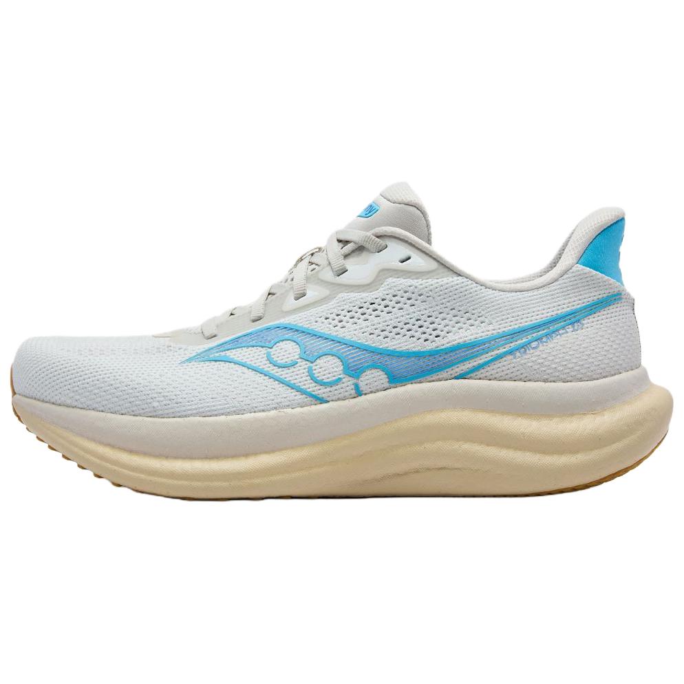 SAUCONY Triumph 23 Versatile Comfortable Cushioning Rebound Low-Top Running Shoes Unisex Running Shoes Gray Blue S31023-552