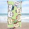 CHIIKWAWA Print Beach Towel, Large Soft Quick Dry Towel for Beach Camping Swimming