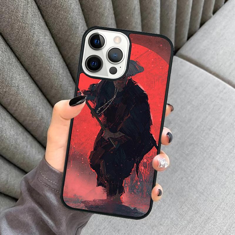 Samurai Phone Case For iPhone 17 Air 16 16e 15 13 14 Pro Max 11 12 Plus 2022 MAX Shell Cover Coque