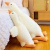 Large White Goose Plush Pillow - Cute Sleeping Doll and Birthday Gift for Girls