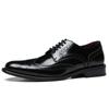 2025 Spring New Men's Leather Shoes Men's Leather Gentleman Brock Engraved Men's Leather Shoes Business Dress Shoes Wedding Shoes