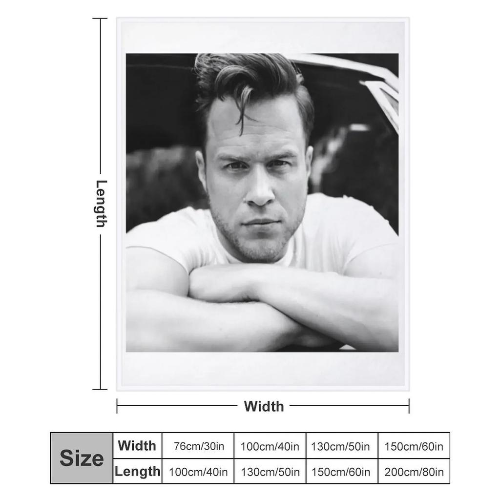 Olly Murs Throw Blanket warm for winter Custom Picnic Comforter Blankets sofa bed Sofa Flannels Picnic Blankets