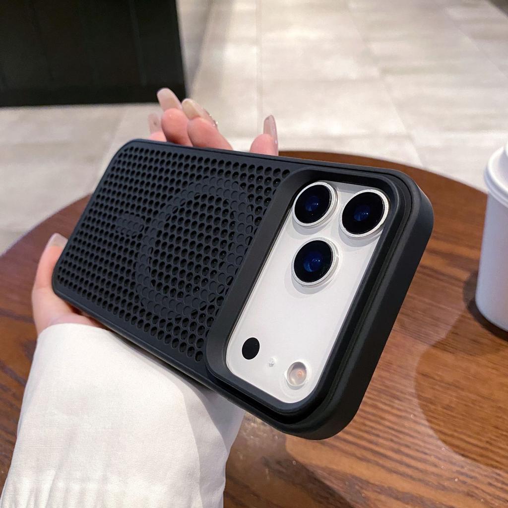 Neues Modell Geeignet für IPhone17Air Wabenförmige Wärmeableitung Magnetische Handyhülle Apple 17ProMax Sturzschutzhülle