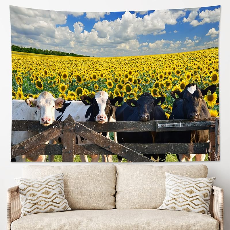 HVEST Pink Flamingo Tapestry Tropical Bird and Pink Floral In Rainforest Tapestry Wall Hanging Forest Nature Landscape Wall Art for Bedroom Living