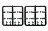 Asuka Model Miniature Spice Series Seatbelt Plastic Model Accessory (ASUKAMODEL) 1/24 Set, Black, MS-011