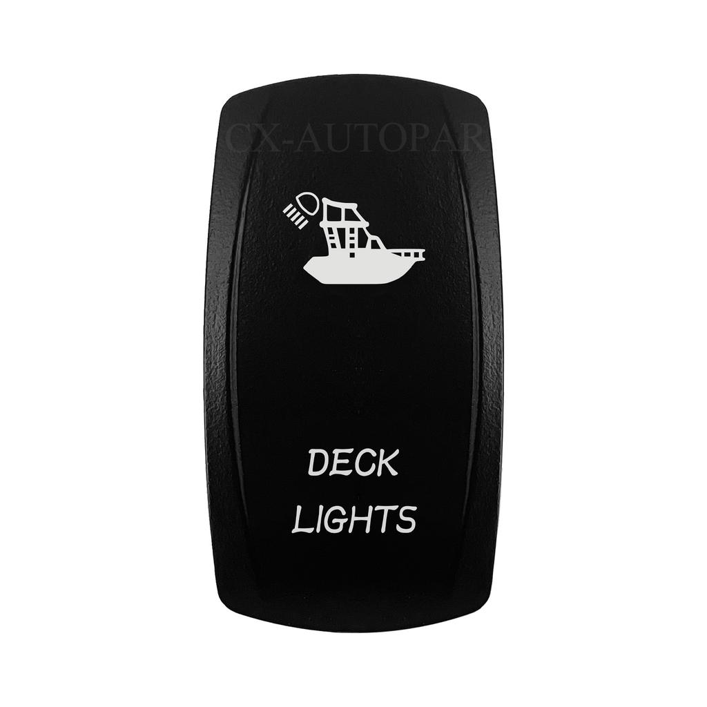 Laser-Engravable Rocker Switch Cap (No Body) - Switch Actuator Cover Replacement for 12V 24V Car Boat ATV Carling ARB Narva