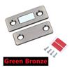 6 Colors Magnetic Door Catch Ultra-Thin Cabinet Catches Door Closed Magnets Sheet Adhesive Closet Drawer Window Magnet Latches
