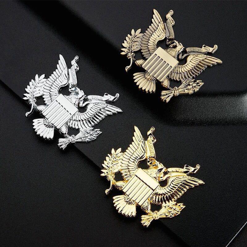 Aquila Presidente Stati Uniti Distintivo Auto Adesivi Creativi Logo Metallico Copertura Graffi Decorazione