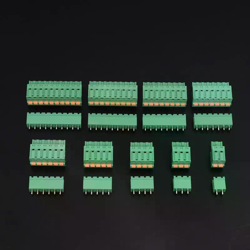 Spring Type Terminal Block 2EDGKD-5.08mm Plug-in Terminal Block Copper Core Male And Female Terminals