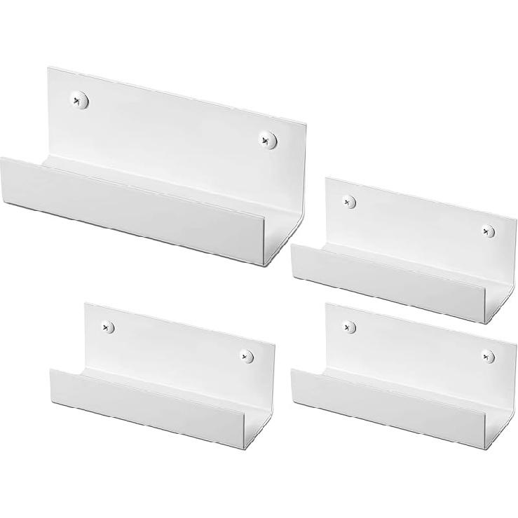 Blulu 4 Pieces Wall Mount Ladder Wall Wheelbarrow Hanger Steel Garage Storage Hook Wheelbarrow Hanger Heavy Duty Garage Storage Organizer for Hang