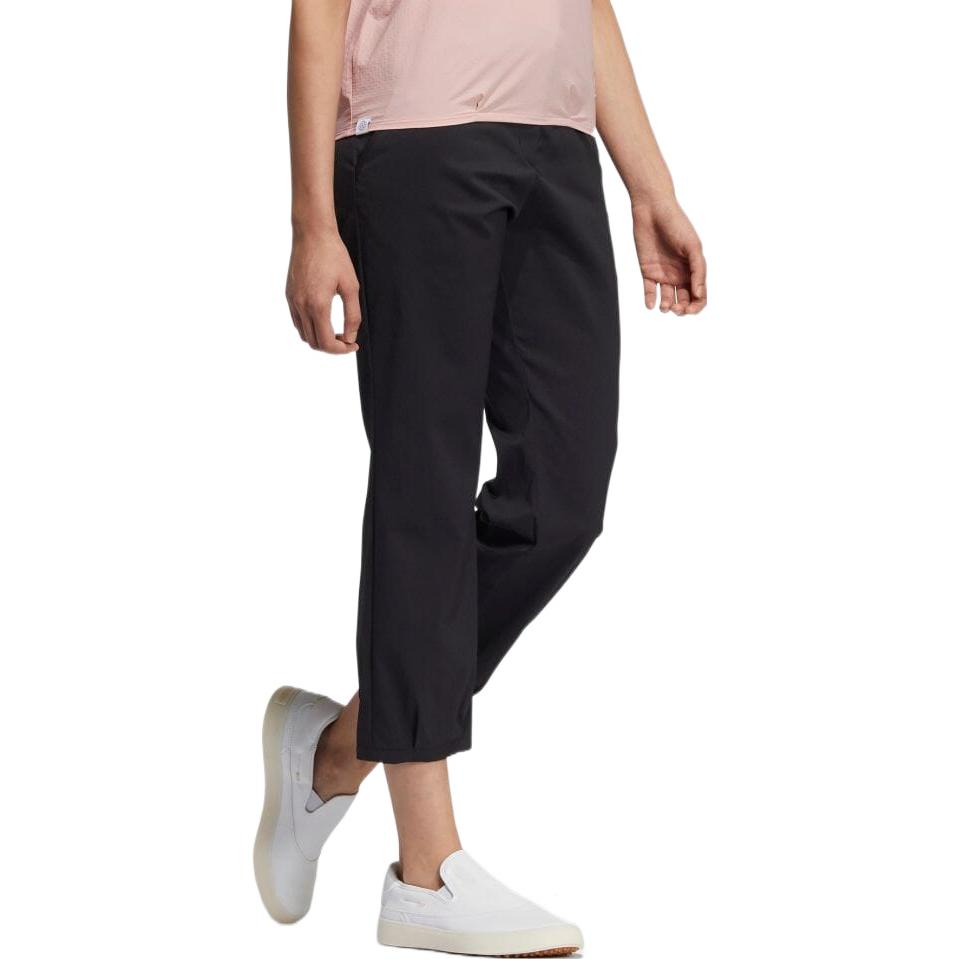 Adidas Knitted Sweatpants Women's Black Moderate Straight Fit Pants H64650