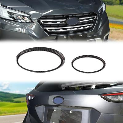 DIYUCAR Passend für Subaru Legacy Outback 2021 2022 Auto Front + Heck Logo Dekoration