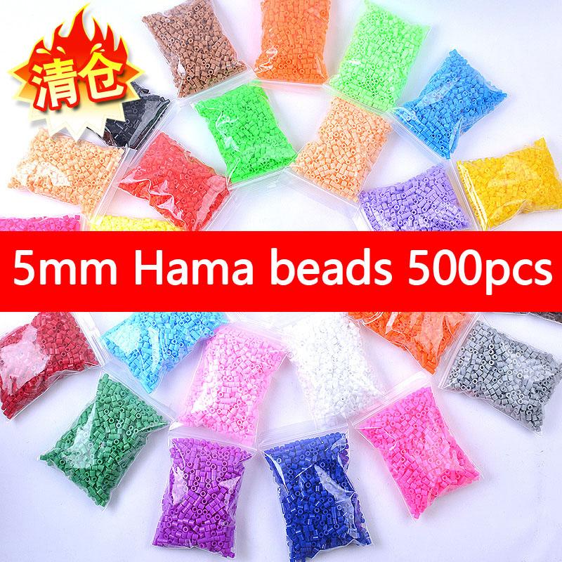 

500 шт. / Сумка 5 мм Perler PUPUKOU Hama Beads 36 цветов Kids Education Игрушки своими руками 100% гарантия качества Новый предохранитель игрушки своими руками