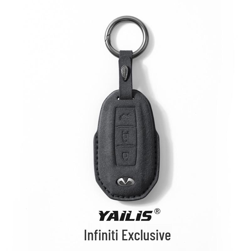 Infiniti Key Case for Q50L, QX50, QX60, QX55, Q70L, FX35, QX80 - Protective Shell and Buckle