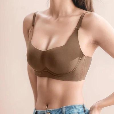 Sexy Push-Up-BHs Französische Damenunterwäsche Bügellose Bralette für Damen Nahtlose Unterwäsche Komfortabler Büstenhalter für Damen
