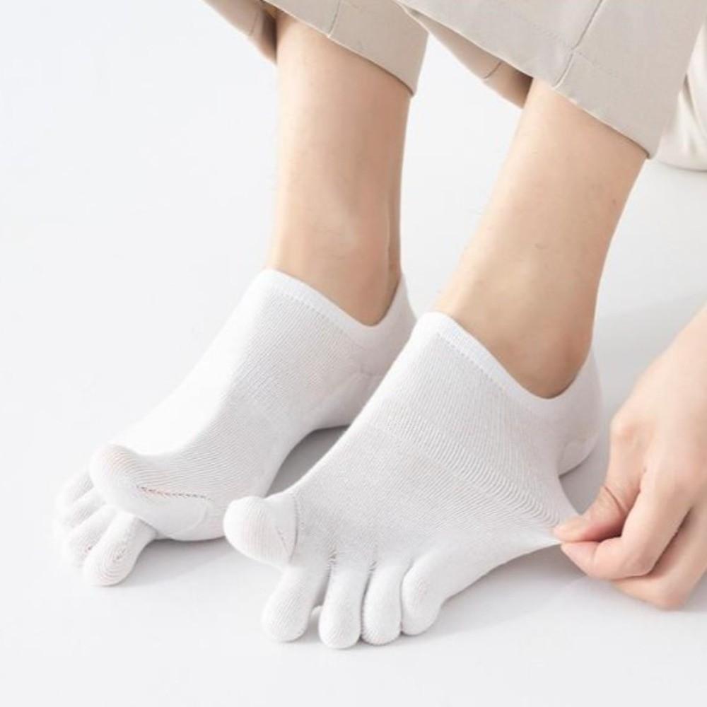 Thin Hosiery Five Toe Boat Socks Cotton Sports Socks Fashion Men's Five Finger Socks Male Boy