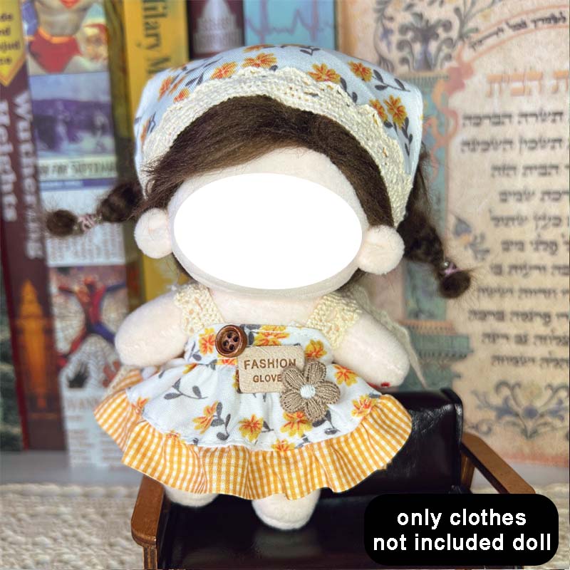 Lovely Dress Doll Clothes Accessories for 10cm Cotton Dolls Dress UP Doll Clothes DIY Accessories Games Toys Gifts