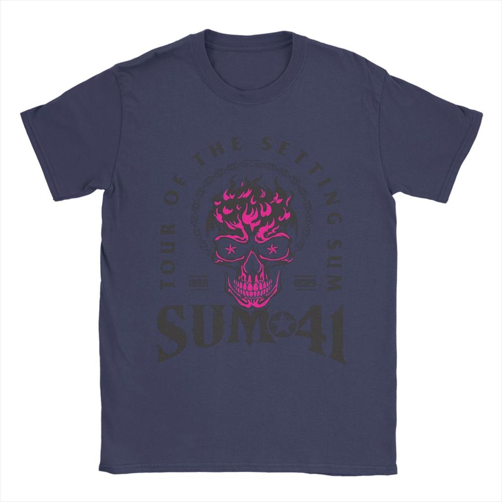 The Final Tour Sum 41 TShirt Unisex  Funny Cotton Tee Shirt Round Collar Short Sleeve T Shirts Big Size Tops