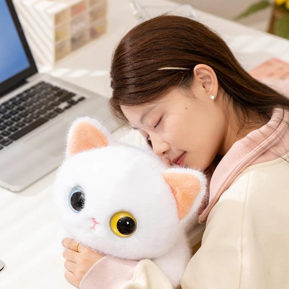 20/40cm Große Augen Katze Plüschtier Haustier Kätzchen Plüschpuppe Hohe Qualität Exquisite Katze Weiches Bequemes Kissen Geburtstagsgeschenk