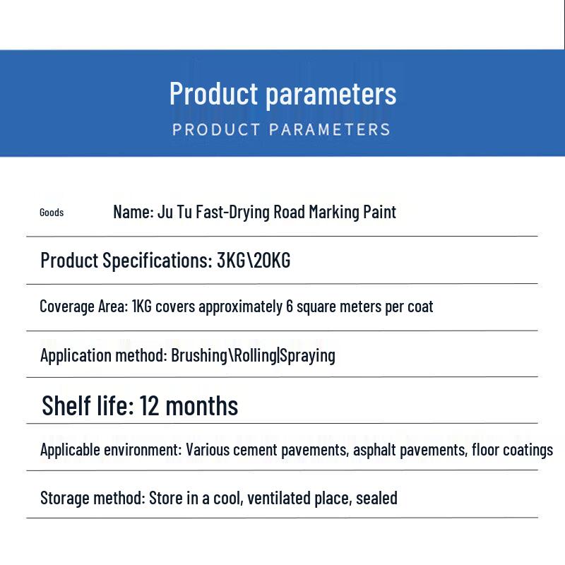 Jutu Quick-Dry Road & Parking Marking Paint