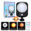 Outdoor Solar LED Wall Lights With Remote Control Waterproof Induction Led Solar Lamp For Garden Balcony Yard Street Decor Lamps
