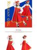 Halloween Traditional Russian Costume for Girl - Kids' Party & Carnival Performance Outfit
