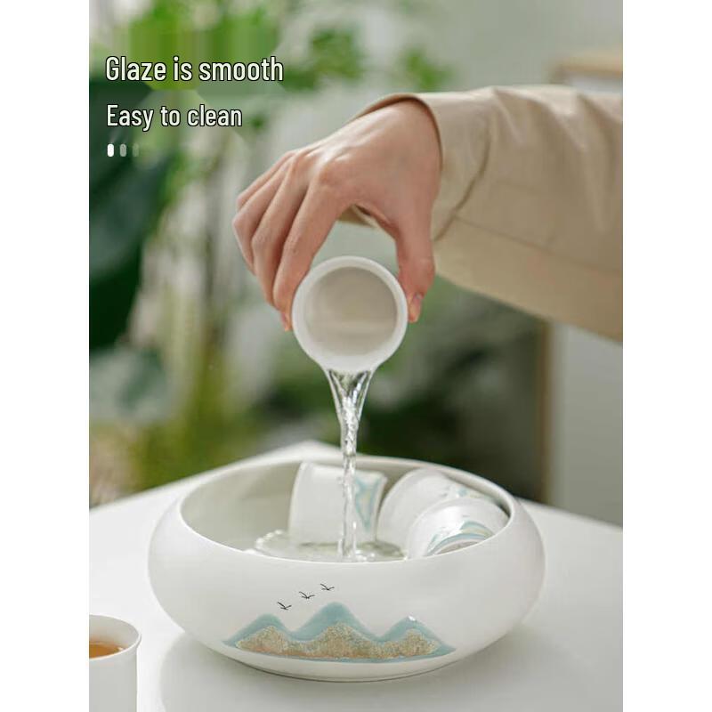 HANDUNYOU 14-Piece Coarse Pottery Kung Fu Tea Set