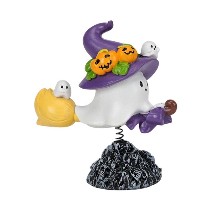 

Ecological Friendly Resin Ghostly Ornamentation Light Portability Halloween Decorations For Table top Shelfs Display 1