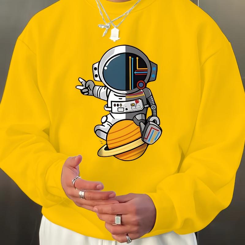 

Crew Neck Sweatshirt, Ideal for Classic Casual & Daily Wear XXL красный