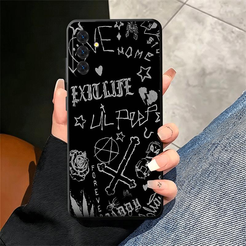 Lil Peep Hellboy Liebe Weiche Handyhülle für Samsung A17 A37 A57 A16 A26 A36 A56 A15 A25 A35 A55 A14 A24 A34 A54 A13 A23 A33 A53 A5