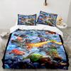 3PCS Clash Royale Heroes Collage Bedding set,Ideal For1pc Duvet Cover And 2pcs Pillowcases Perfect for Christmas gift,Ideal for Bedroom, Dormitory